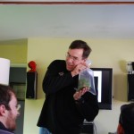 February 2010: Blaise tries a new technique to ID a plant