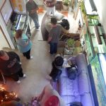 May Meeting – Looking down from loft